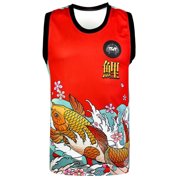 TUFF Tank Top Japanese Koi Fish-TUFF Sport