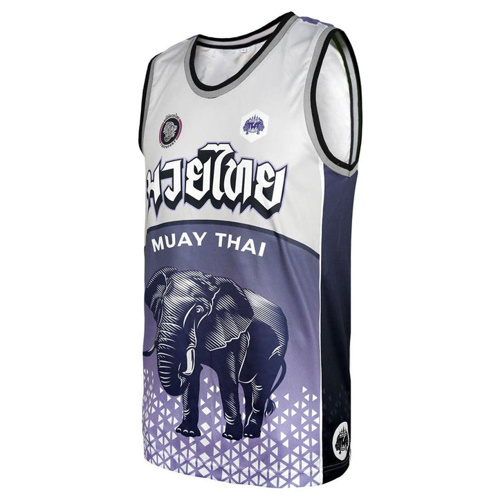 TUFF Tank Top War Elephant Grey-Blue-TUFF Sport