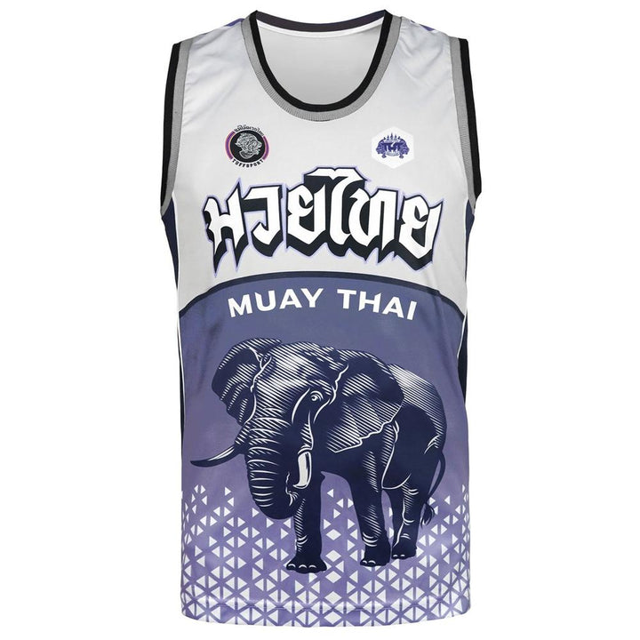 TUFF Tank Top War Elephant Grey-Blue-TUFF Sport
