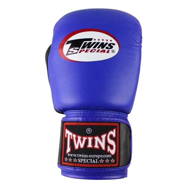 Twins 2 Tone Boxing Gloves - Blue/Black-FEUK