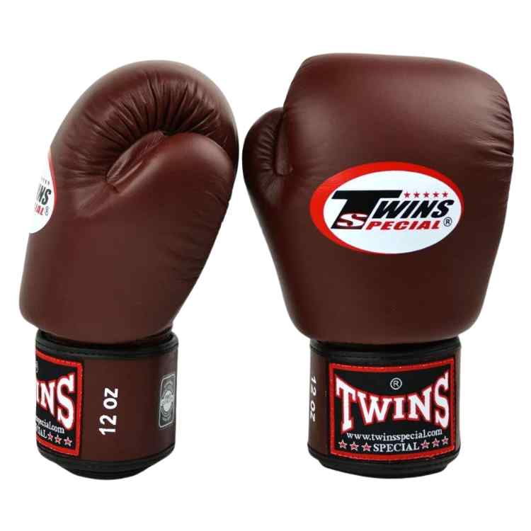 Twins Boxing Gloves - Dark Brown-FEUK