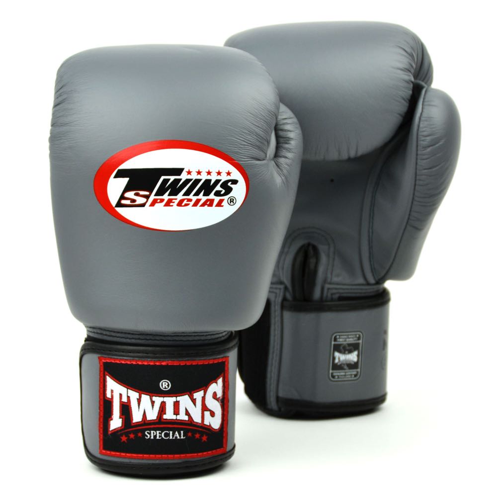 Twins Boxing Gloves - Grey-Twins