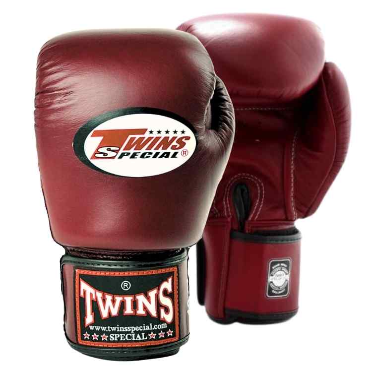 Twins Boxing Gloves - Maroon-FEUK