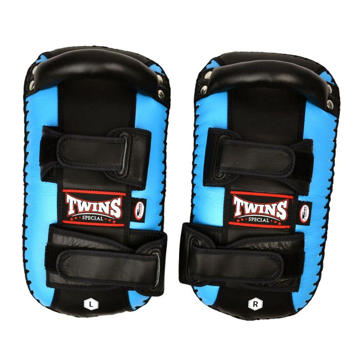 Twins Standard Curved Kick Pads - Light Blue-Twins