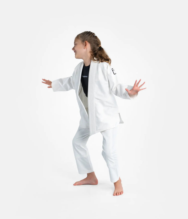 Progress Kids Academy Gi - White-Progress BJJ